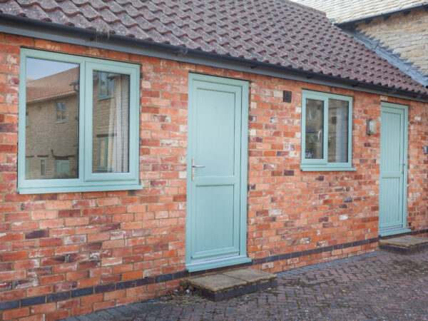 Durable uPVC back door fitted to residential property