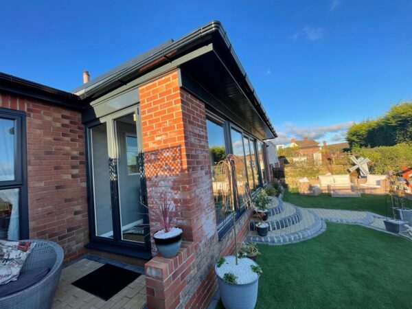 Interior view of a uPVC tilt and turn window in a contemporary room